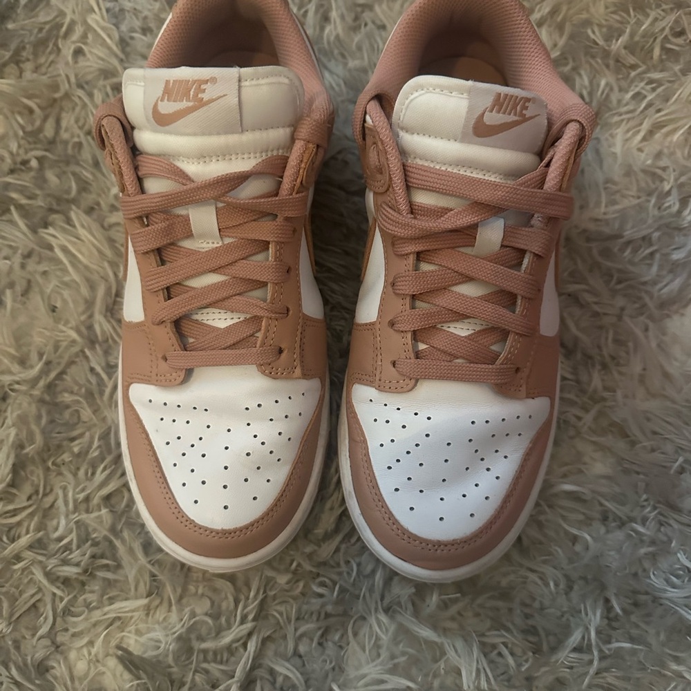 Nike Blush and White Sneakers